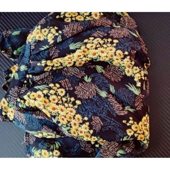 Girls Daisy Dress Sleeveless Black Full Skirt Floral Princes Kidcore Easter - Picture 10 of 10